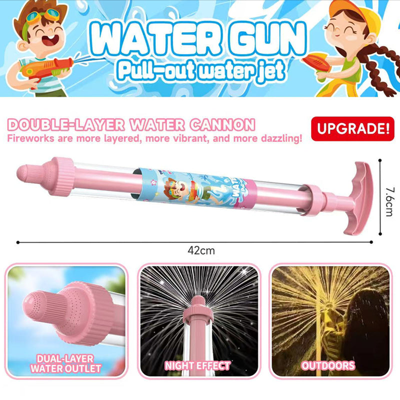 💦 Nyári unalom és hőség ellen ez a legjobb fegyver a gyerekek kezében! Világos szivárványos LED-es vízipisztoly