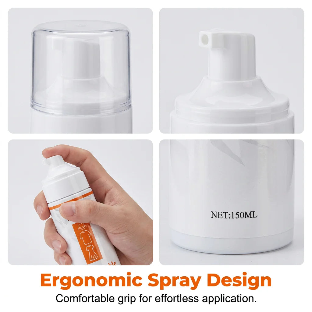 👕 Többé nem kell órákat vasalnod a gyűrött ruháidon! 🔥 Azonnali hatású ránctalanító spray ruhákhoz