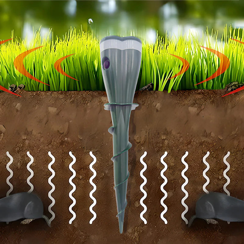 Unod, hogy vadállatok kárt okoznak a kertedben? 🦫🐰☀️ Napelemes ultrahangos kültéri állatriasztó