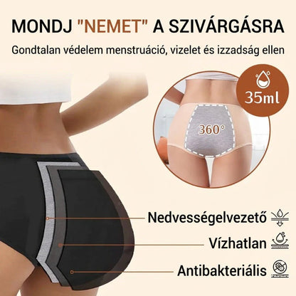 【🔥Vásárlás 1 kap 2 ingyen】💞Új 2026 magas derekú szivárgásmentes bugyi