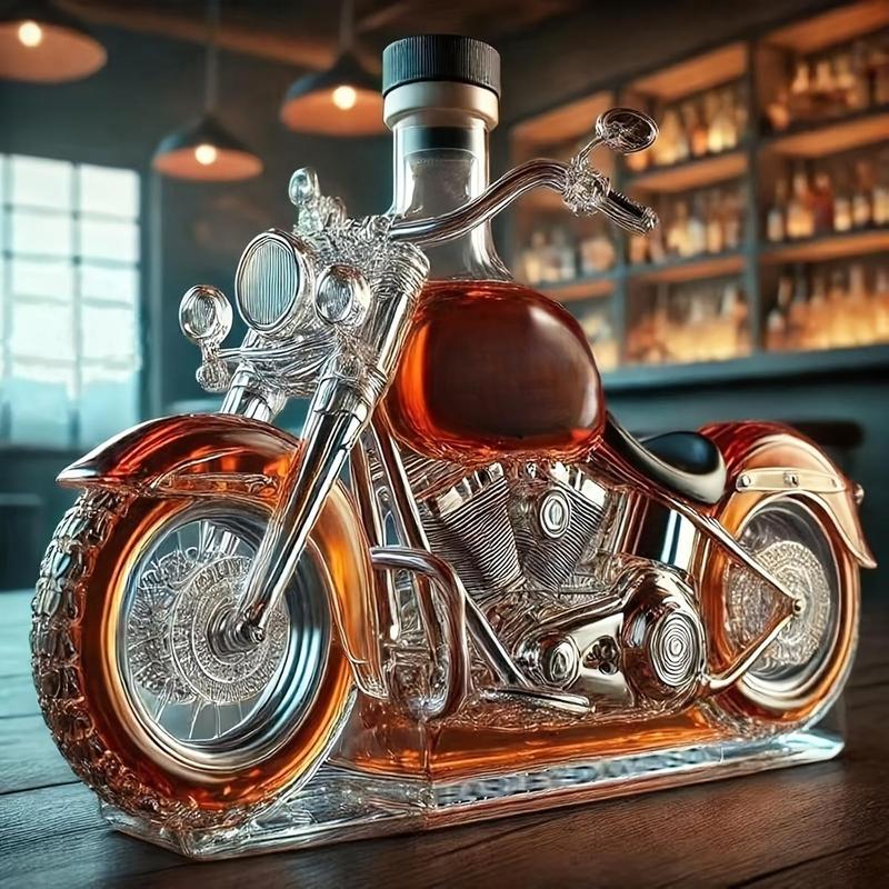 😎 Egyedi dísz és praktikus használati tárgy egyben! Motorkerékpár whisky dekantáló