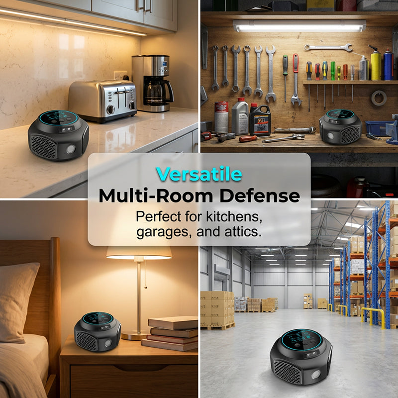 🦟 🐀High-Power Ultrasonic Pest Repeller – Hatékony és vegyszermentes kártevővédelem!🛡️