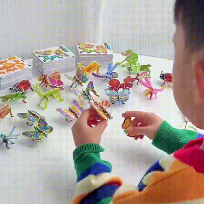 🎠Vidám időtöltés kicsiknek! DIY 3D-s rajzfilm puzzle (25 darabos készlet)(🔥 1-et fizet, 2-t kap!)