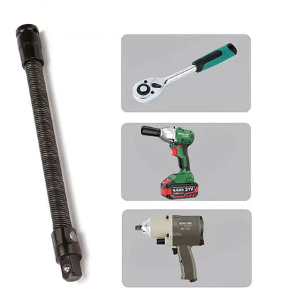 🔧🌀1/2" rugalmas dugóhúzó hosszabbító rúd - A legtöbb mérethez illeszkedik