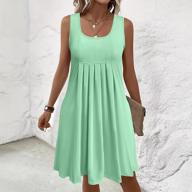 👗 Reggel öltözködési fejtörés? Ezzel a szoknyával vége! Ujjatlan, redős szoknya