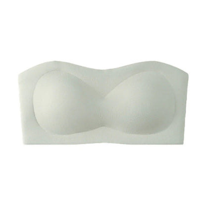 💞Női vállpánt nélküli melltartók, push-up bandeau melltartók, csúszásmentes, merevítő nélküli, párnázott melltartók, varratmentes, kényelmes csőmelltartók