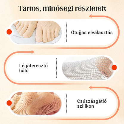 Végre kényelmes zokni minden napra!☀️ Uniszex láthatatlan korrekciós ötujjú zokni✨🧦