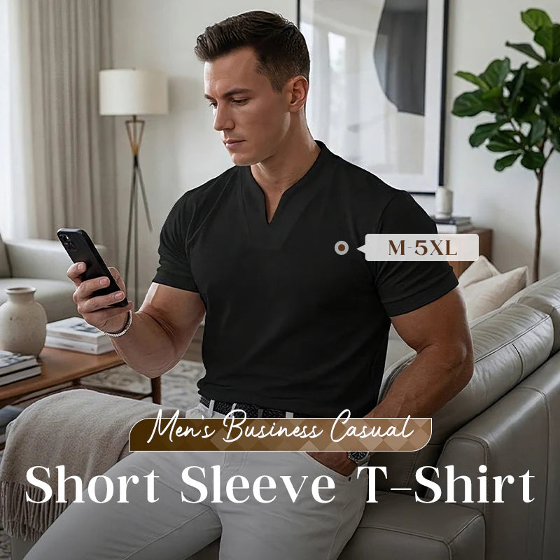 👕✨ Férfi Gentleman’s Business rövid ujjú fitnesz póló – stílus és teljesítmény egyben