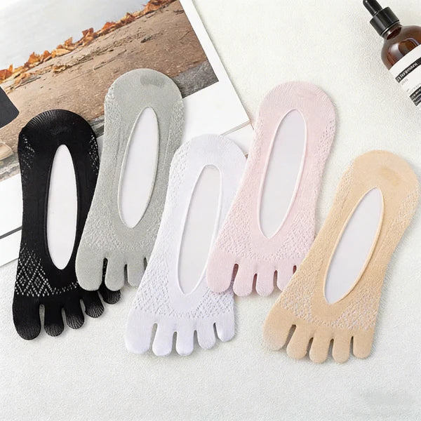 Végre kényelmes zokni minden napra!☀️ Uniszex láthatatlan korrekciós ötujjú zokni✨🧦