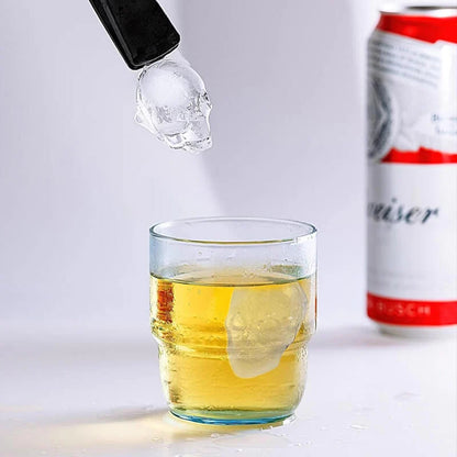 Ez tényleg egy vad és menő kiegészítő a bulikhoz!💀🧊 Csináld magad! Szilikon koponya jégkockaforma✨