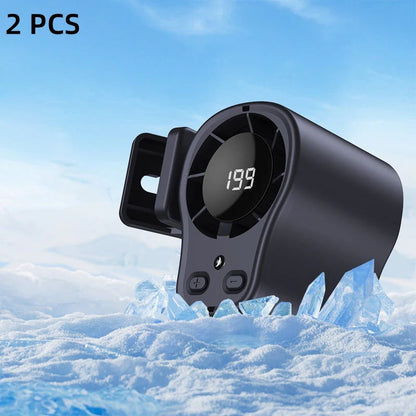 🔥1+1 ingyenes (összesen 2)🚗 Hordozható LED-es autós hűtőventilátor💨 Kétféle használatú ventilátor – Autóban és otthon is, intelligens kijelzővel!