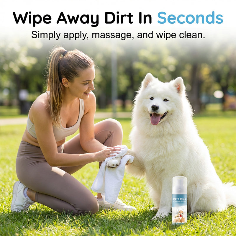 Nem szeretnél minden alkalommal fürdetni kedvencedet? 🐶🐱 Vízmentes tisztítóhab kutyáknak és macskáknak