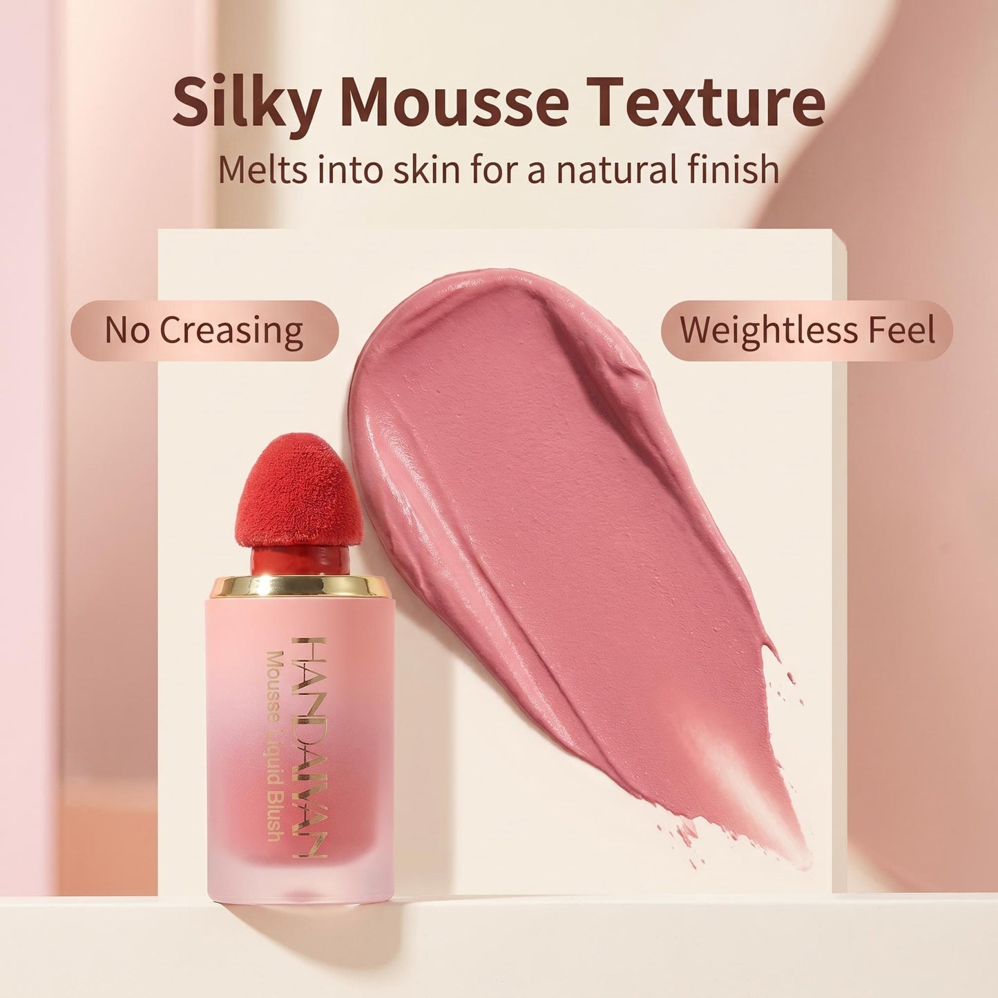 ✨Unod a lapos, élettelen arcbőrt? 💄 HANDALYAN habfolyó pirosító