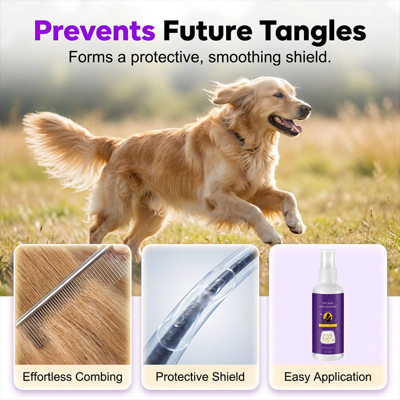 Kedvenced szőre összecsomósodik és nehezen fésülhető? 🐶🐱 Szőrkibontó spray kutyáknak és macskáknak