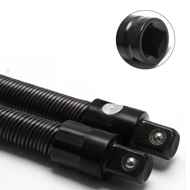 🔧🌀1/2" rugalmas dugóhúzó hosszabbító rúd - A legtöbb mérethez illeszkedik