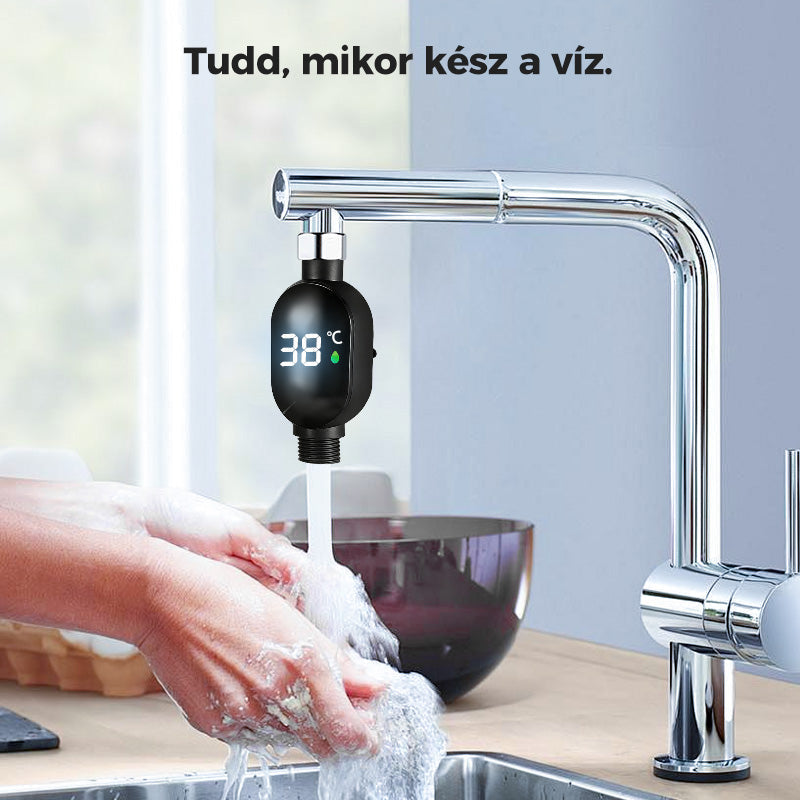 🚿 Zuhanyhőmérő🌡️ – Pontos és biztonságos víz hőmérő mutatás!