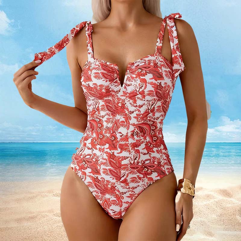 👙 Női, mintás egyrészes fürdőruha – Divatos, alakformáló és kényelmes 🌺🌊
