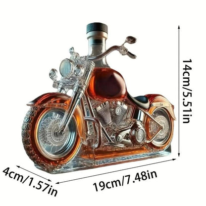 😎 Egyedi dísz és praktikus használati tárgy egyben! Motorkerékpár whisky dekantáló