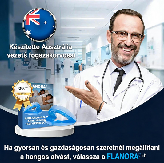 😴 Flanora horkolásgátló eszköz: Csökkentse a horkolást már az első éjszakától! ✨