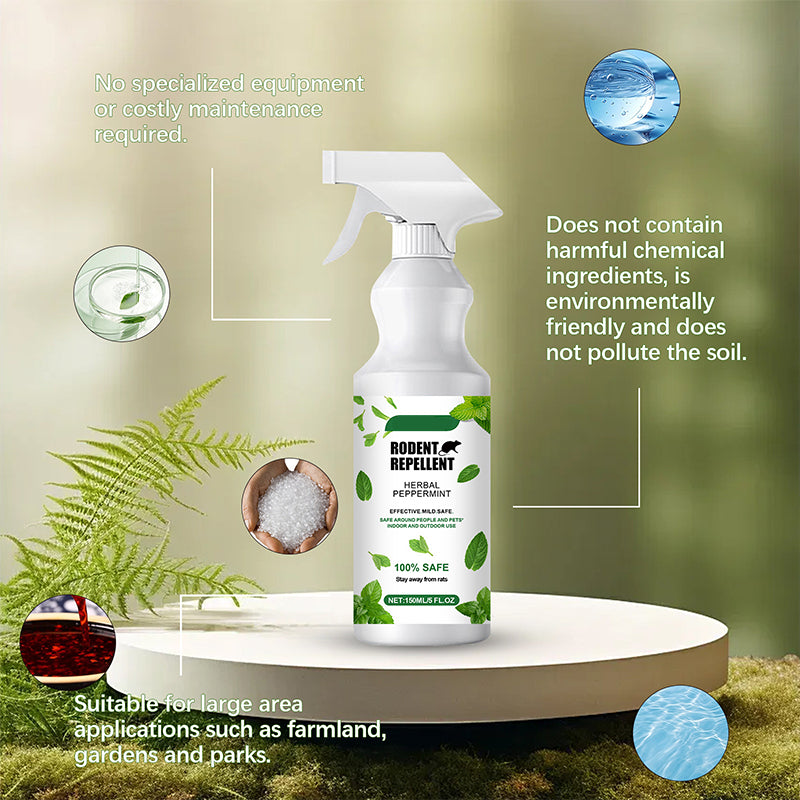 🌿🐭 Természetes borsmentaolajos rágcsálóriasztó spray 💥
