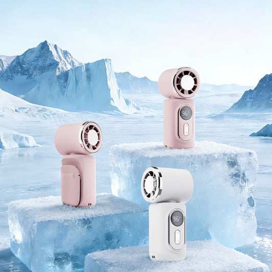 ❄️ Hordozható rögzíthető hűtőventilátor – Erős légáramlat, csendes működés!🌬️