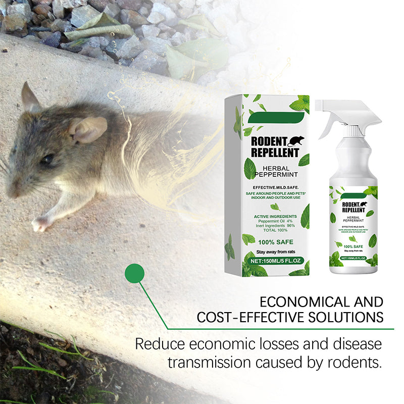 🌿🐭 Természetes borsmentaolajos rágcsálóriasztó spray 💥