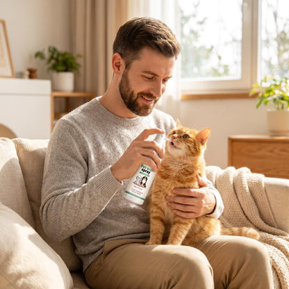 Kíméletes szájápoló spray háziállatok számára