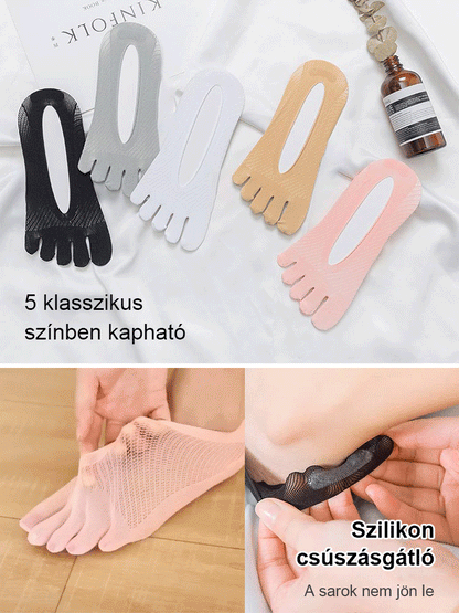 🔥Forró akció🔥Uniszex láthatatlan korrekciós ötujjú zokni
