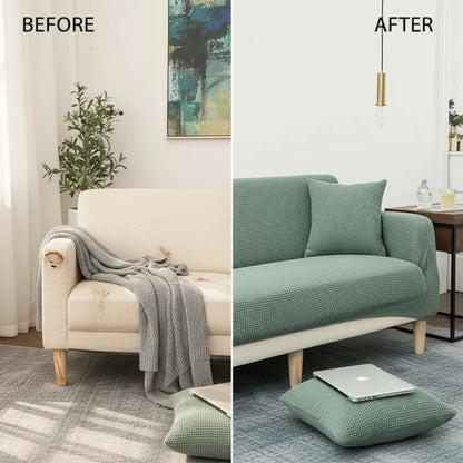 🛋️✨ Jakkár szövetből készült, rugalmas kanapéhuzat – elegancia és védelem egyben