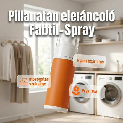 👕 Többé nem kell órákat vasalnod a gyűrött ruháidon! 🔥 Azonnali hatású ránctalanító spray ruhákhoz