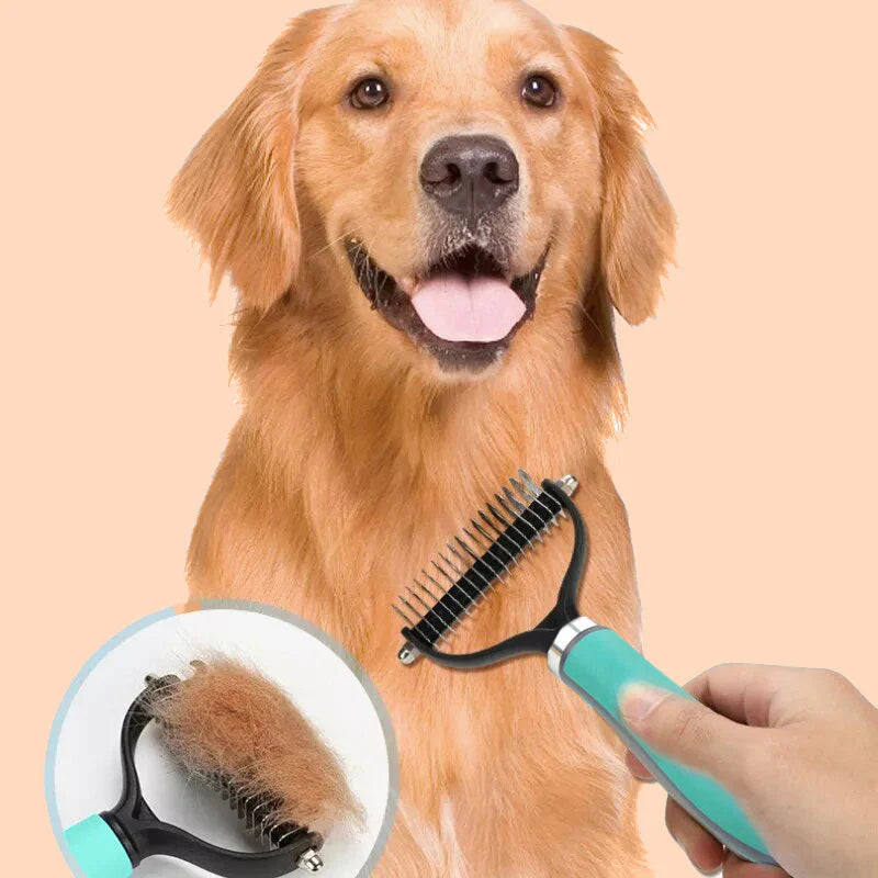 Téged is zavar a háziállat folyamatos szőrhullása otthon? 😩🐾 Kétoldalas fésű háziállatok szőrének eltávolításához – professzionális szőrtisztítás otthon!