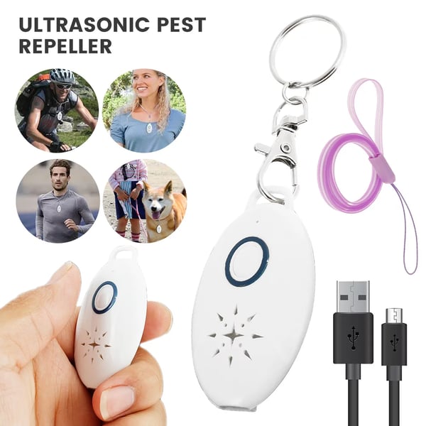 🦟 Ultrahangos kullancs- és bolhariasztó kutyáknak és macskáknak – Vegyszermentes védelem!🛡️ Hordozható parazita riasztó nyakörvre rögzíthető!