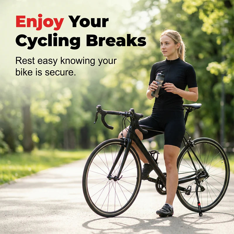 🚴‍♂️💖 Univerzális állítható alumínium kerékpártámasz – Stabil parkolás bármilyen biciklihez 🛡️🚲