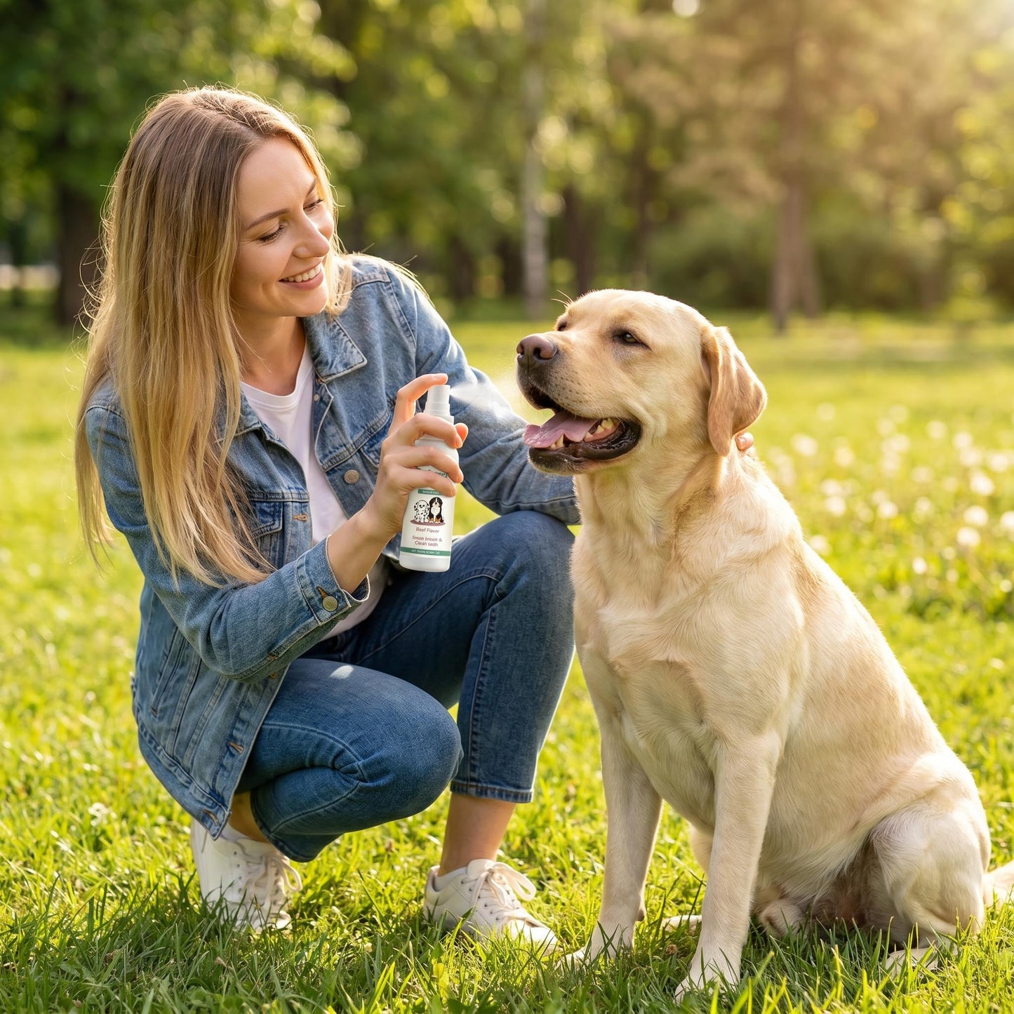 Kíméletes szájápoló spray háziállatok számára