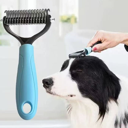 Téged is zavar a háziállat folyamatos szőrhullása otthon? 😩🐾 Kétoldalas fésű háziállatok szőrének eltávolításához – professzionális szőrtisztítás otthon!