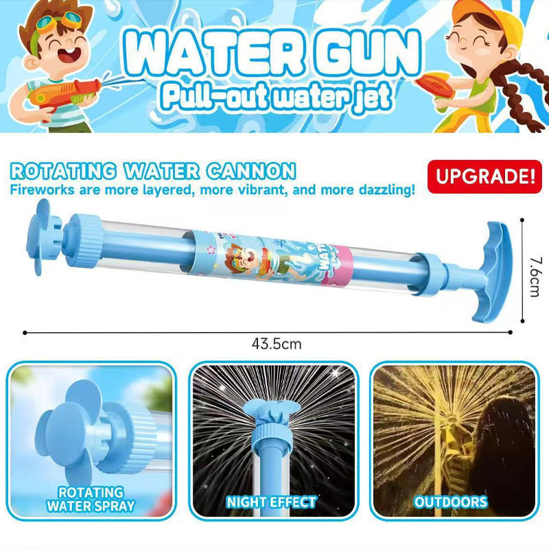 💦 Nyári unalom és hőség ellen ez a legjobb fegyver a gyerekek kezében! Világos szivárványos LED-es vízipisztoly