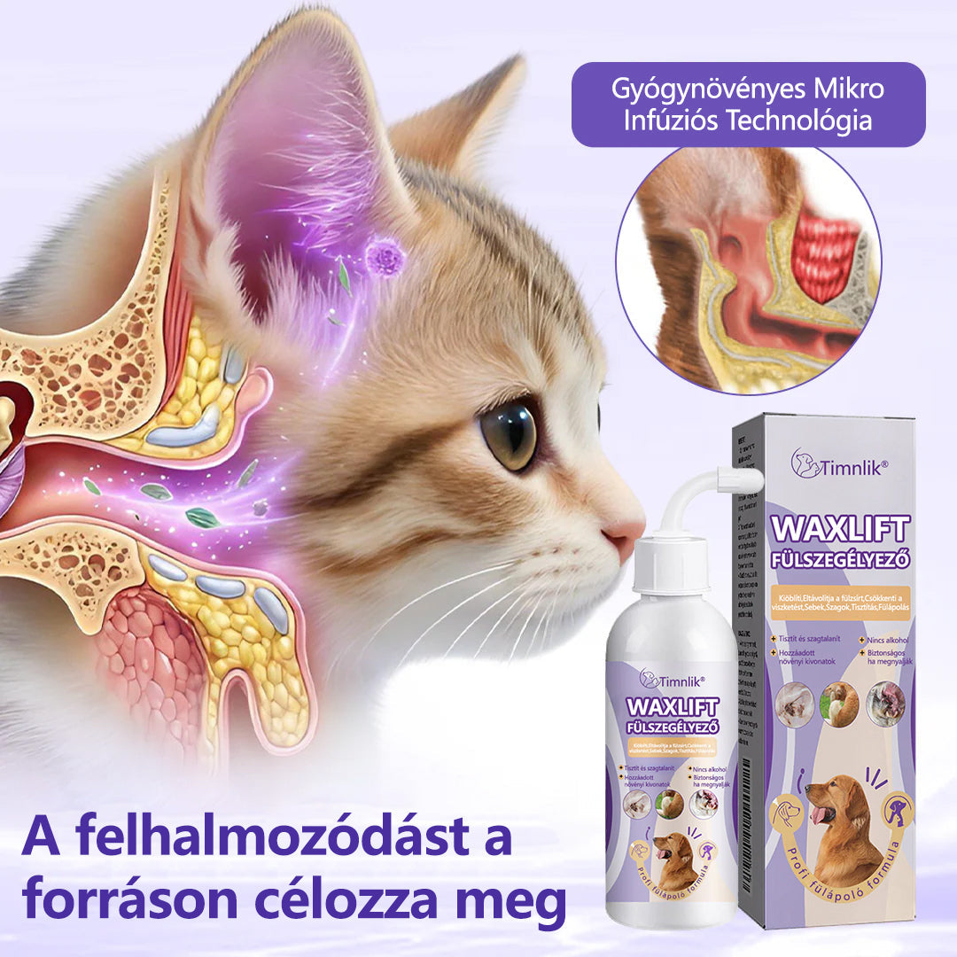 (🔥1+1 akció🔥)Kutyák és macskák fülmosó folyadéka