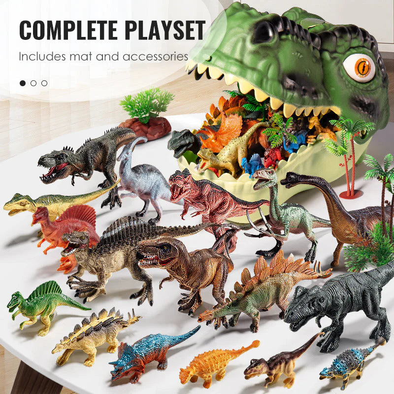 🦕 Gyermeked folyton csak a kéthez ragaszkodik? Próbáld ki ezt a izgalmas dinoszaurusz szettet! 🦖 Oktató és szórakoztató dinoszaurusz játék szett