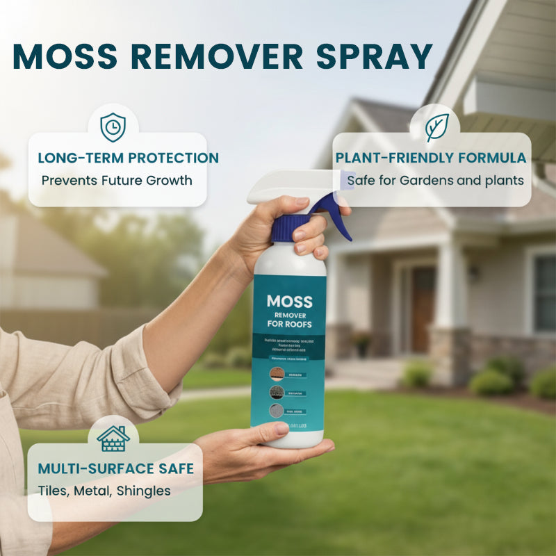 😁 Tisztítsd meg a tetőt könnyedén! Moha- és algatisztító spray különböző típusú tetőkhöz