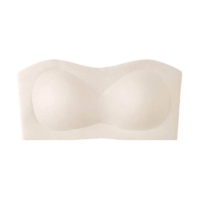 💞Női vállpánt nélküli melltartók, push-up bandeau melltartók, csúszásmentes, merevítő nélküli, párnázott melltartók, varratmentes, kényelmes csőmelltartók