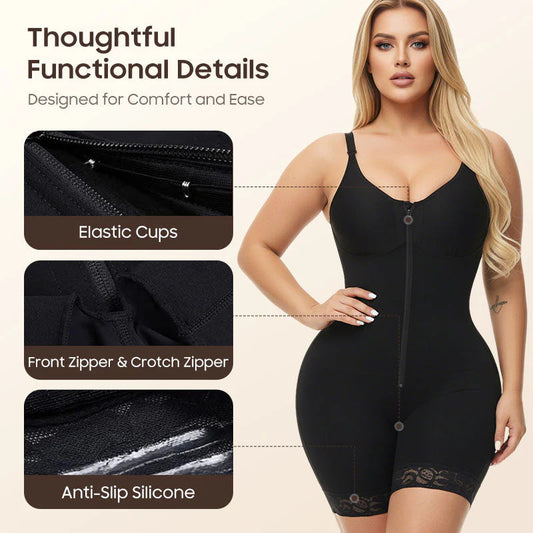 👙✨ Női hasformáló, fenékemelő body – formál és kiemel