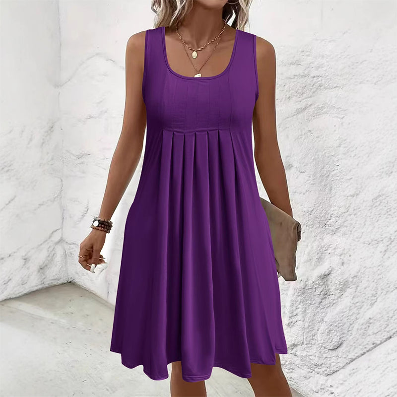 👗 Reggel öltözködési fejtörés? Ezzel a szoknyával vége! Ujjatlan, redős szoknya