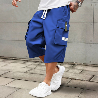 👖 Férfi capri cargo nadrág húzózsinórossal – Alkalmi, multifunkciós, kényelmes