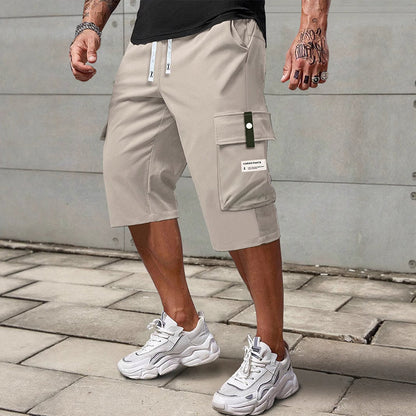 👖 Férfi capri cargo nadrág húzózsinórossal – Alkalmi, multifunkciós, kényelmes