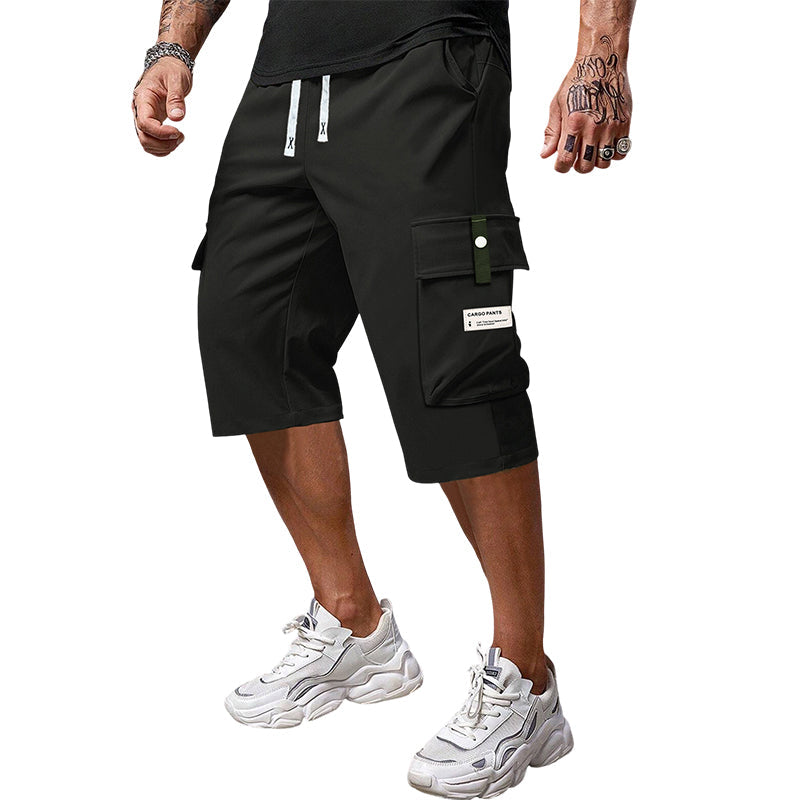 👖 Férfi capri cargo nadrág húzózsinórossal – Alkalmi, multifunkciós, kényelmes
