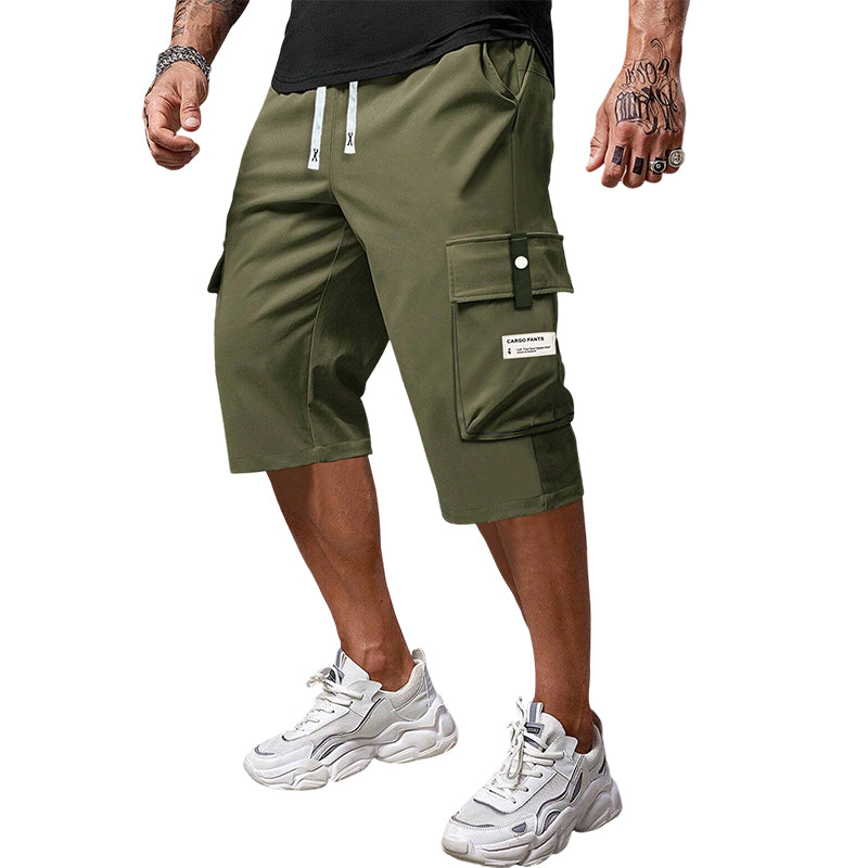 👖 Férfi capri cargo nadrág húzózsinórossal – Alkalmi, multifunkciós, kényelmes