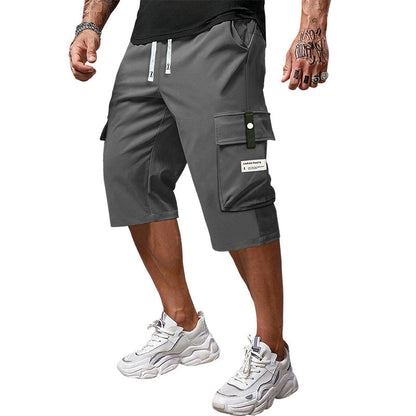 👖 Férfi capri cargo nadrág húzózsinórossal – Alkalmi, multifunkciós, kényelmes