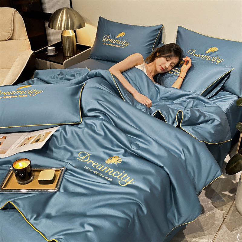 ☁️ Aludj, mintha a felhőkön feküdnél | 🛏️2026 új, hűvös technológiájú ágyneműkészlet | Mosható és lélegző 💤