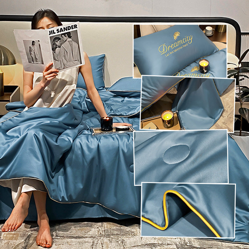 ☁️ Aludj, mintha a felhőkön feküdnél | 🛏️2026 új, hűvös technológiájú ágyneműkészlet | Mosható és lélegző 💤
