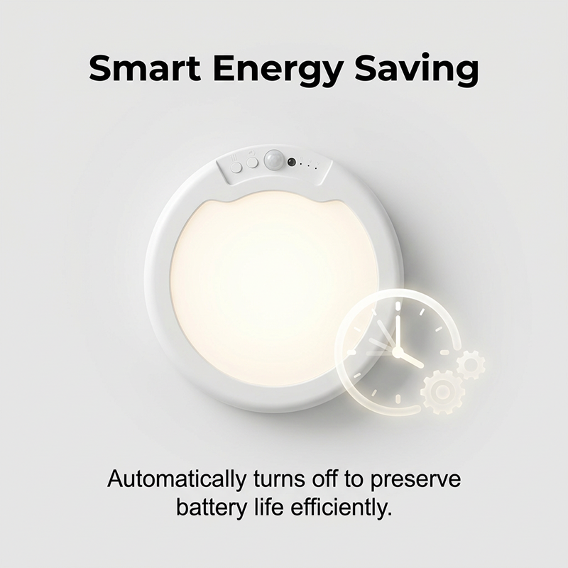 🔥🔋 Újratölthető LED Mozgásérzékelős Mennyezeti Fény 💡✨
